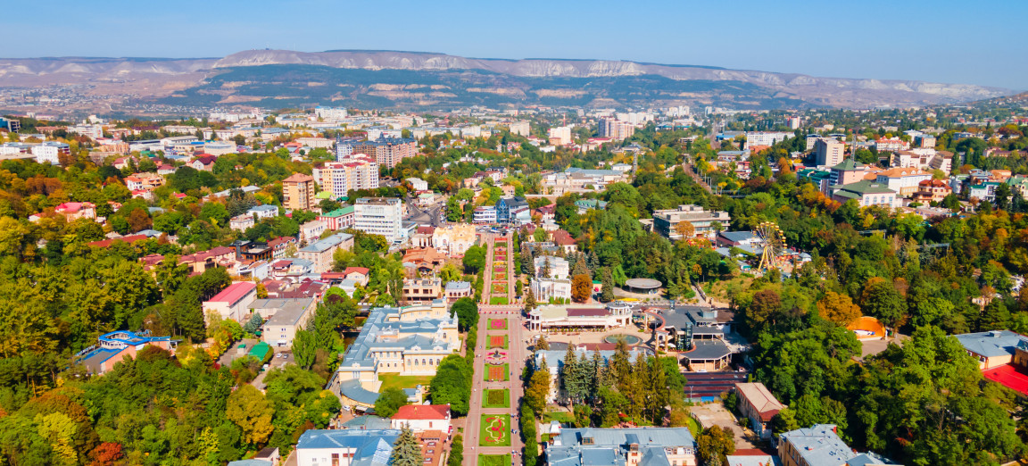 Город Кисловодск вид на город сверху
