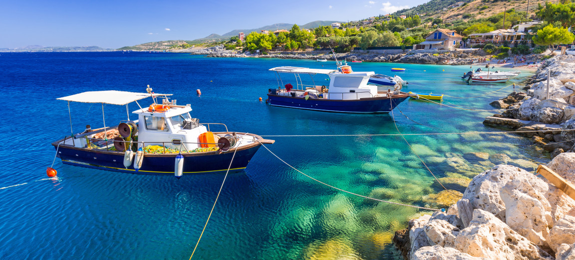 Агиос Гордиос вид на море