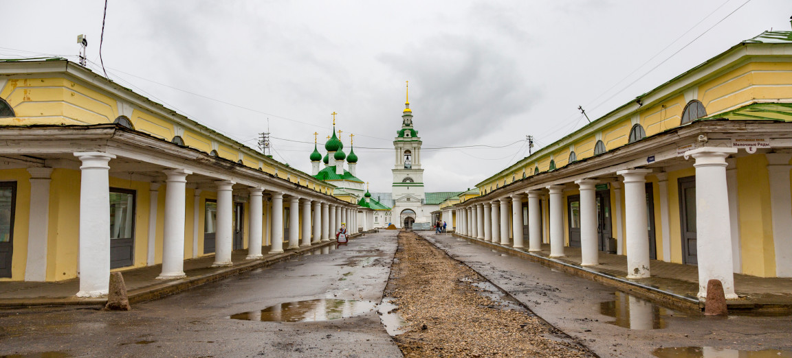 Курорт Шали вид на улицу с палатами