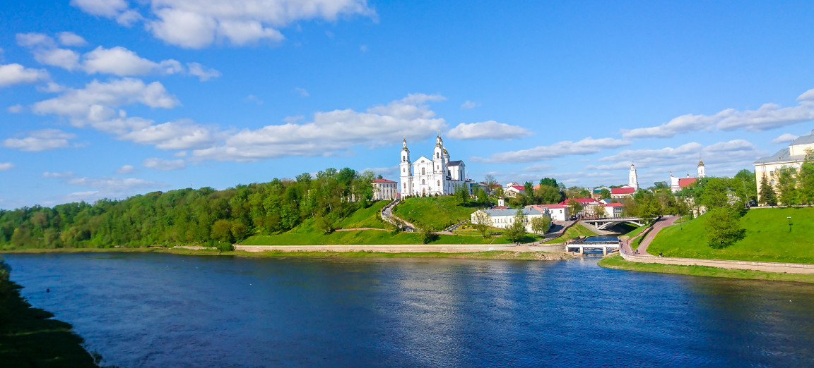 Город Витебск вид на реку
