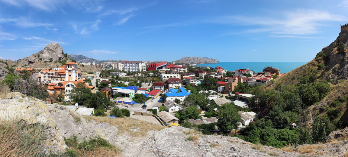 Вид на город