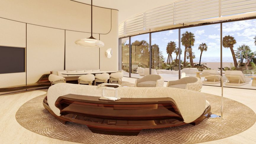 Three Bedroom Beach Crown Villa 