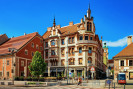 Курорт Марибор вид на дома города