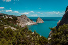 Курорт Симеиз вид на горы и море