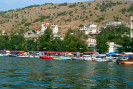 Курорт Николаевка вид на порт и лодки