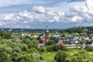 Курорт Угловое вид на город с храмом