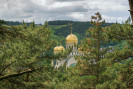 Курорт Кисловодск вид на Никольский собор из парка