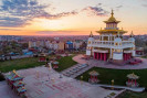 Курорт Элиста вид на город и дворец