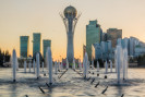Город Астана вид на центр