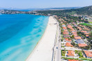 Курорт Чешме вид на город и пляж с морем