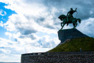 Город Уфа вид на памятник