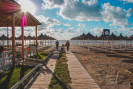 Город Дуррес вид на пляж