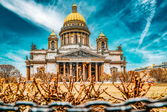 Город Санкт-Петербург вид на город